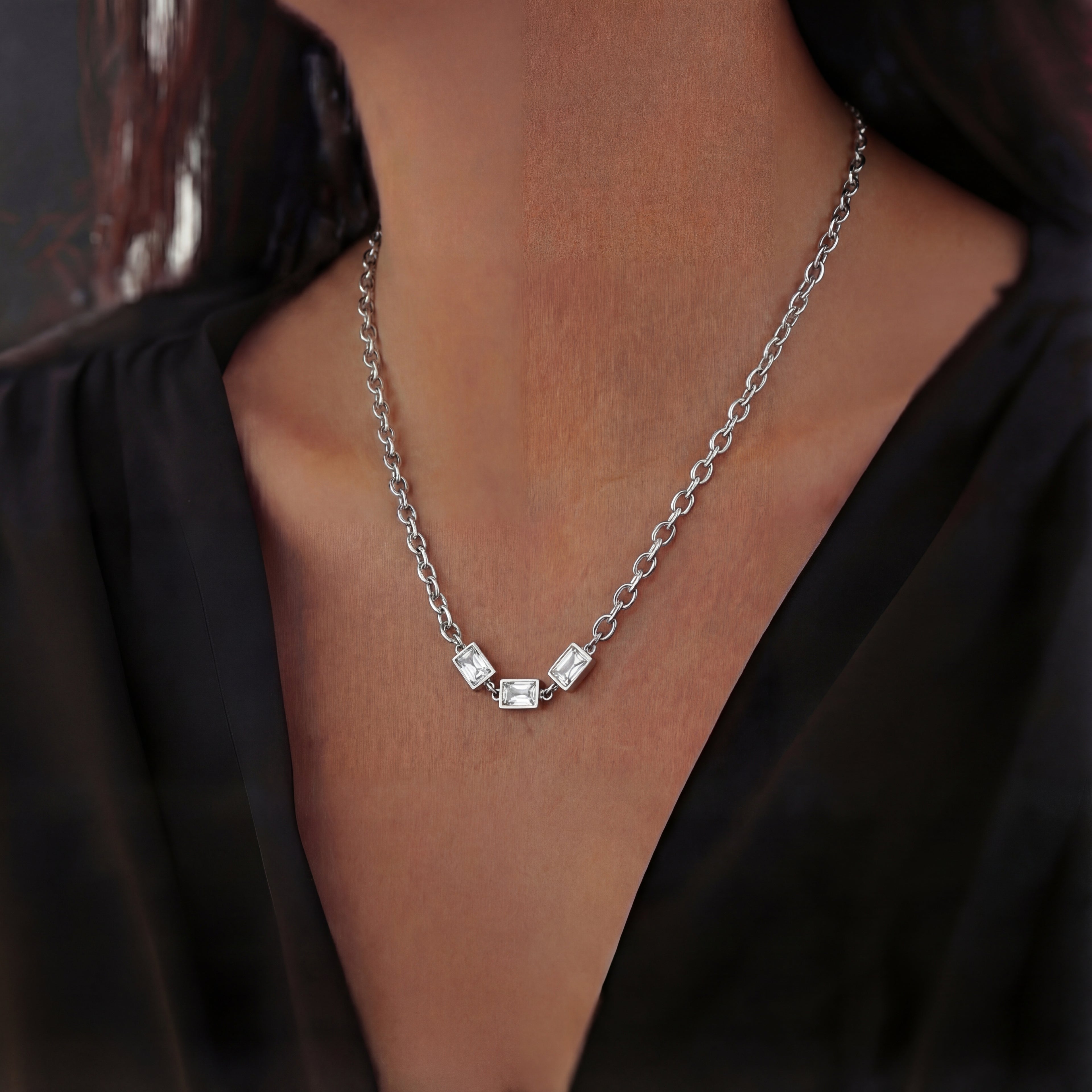 Zenska Ogrlica Nerđajući Celik 3.4075-1